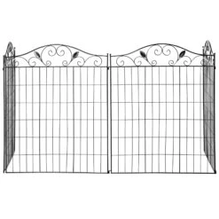 Outsunny Garden Decorative Fence Panels 44in X 12ft