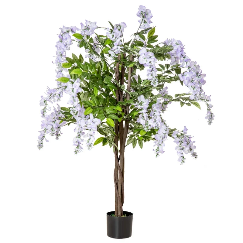 HOMCOM Wisteria Flower Tree - Artificial Plant 1 HOMCOM Wisteria Flower Tree - Artificial Plant