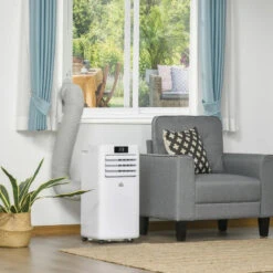 HOMCOM 9000 BTU Portable Air Conditioner For Cooling Dehumidifier Fan, Air Conditioning Unit For Room Up To 18m², With Remote, 24H Timer, Window Mount Kit, R290, A Energy Efficiency 11 HOMCOM 9000 BTU Portable Air Conditioner For Cooling Dehumidifier Fan, Air Conditioning Unit For Room Up To 18m², With Remote, 24H Timer, Window Mount Kit, R290, A Energy Efficiency -Home Furnishing Serie Shop x9N6ff17f8b4754ad jpg