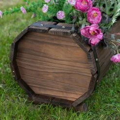 Outsunny 2PCs Wooden Flower Plant Pot 16 Outsunny 2PCs Wooden Flower Plant Pot -Home Furnishing Serie Shop xby3d617ee2cf0709 33bc5a83 d824 43e1 b05b 759b5cf23239