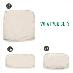 Outsunny-Rattan 6 Seat Cushion Replacement Set 13 Outsunny-Rattan 6 Seat Cushion Replacement Set -Home Furnishing Serie Shop xtA23c17dc554b0d4