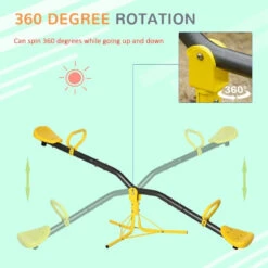 Outsunny See Saw For Ages 3-7 Years, Yellow 16 Outsunny See Saw For Ages 3-7 Years, Yellow -Home Furnishing Serie Shop yKp88c17f8b4753ea jpg
