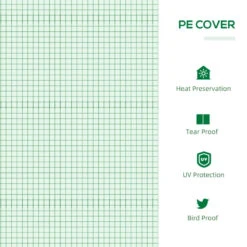 Outsunny Mini Greenhouse 119 X 60 X 60 Cm - Green 14 Outsunny Mini Greenhouse 119 X 60 X 60 Cm - Green -Home Furnishing Serie Shop ySGa0917e7a564862 jpg