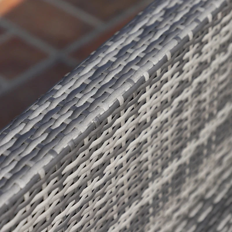 Outsunny Rattan Corner Sofa Set With Coffee Table - Beige 10 Outsunny Rattan Corner Sofa Set With Coffee Table - Beige - Image 10