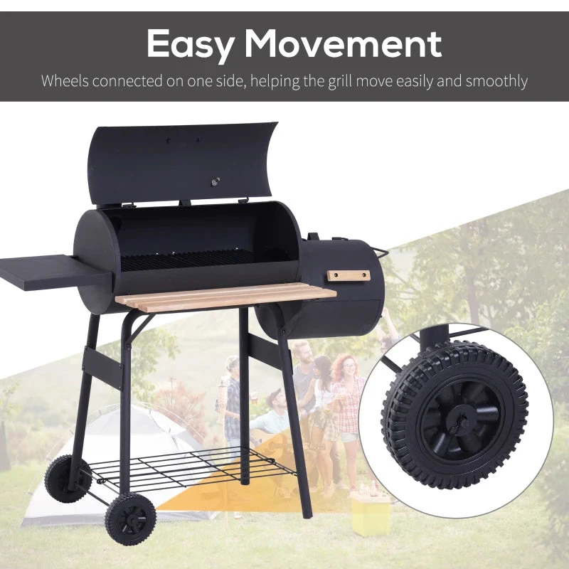 Outsunny Portable Charcoal BBQ Grill 5 Outsunny Portable Charcoal BBQ Grill - Image 5