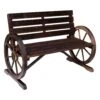 Outsunny Garden Bench - Brown